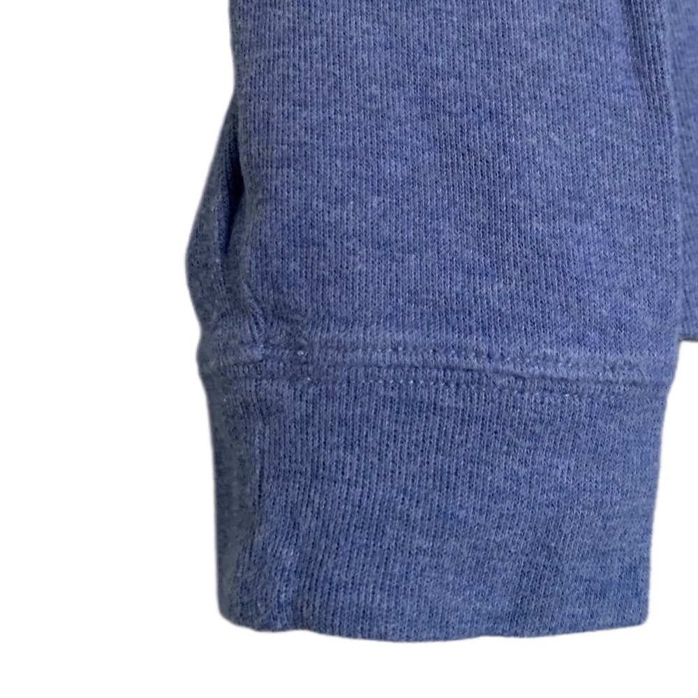 Polo pullover sweatshirt sweater blue zip up - Picture 10 of 11